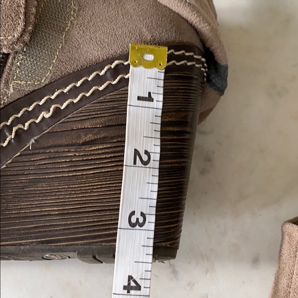 Dr. Scholl’s Suede Wedge Fold Over Bootie - Picture 12 of 12